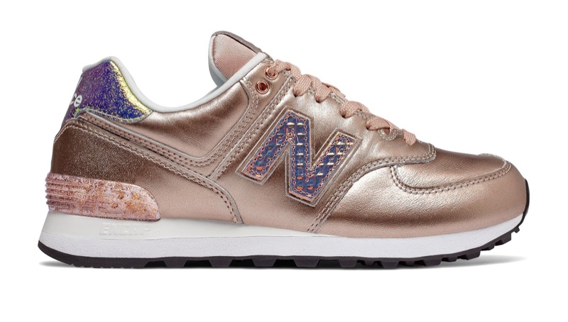 new balance rose gold metallic